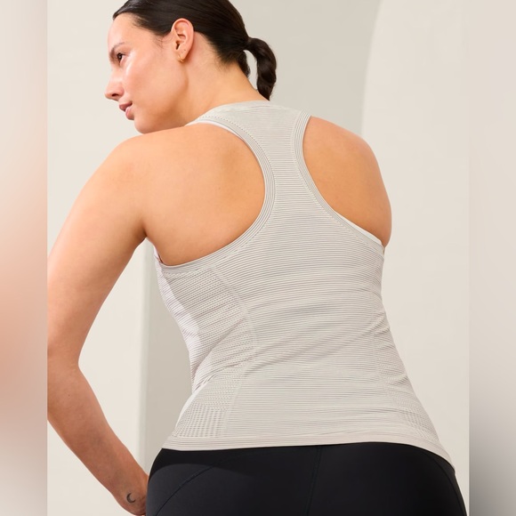 Athleta Stripe Momentum Seamless Tank, size L, like new! - Picture 2 of 7